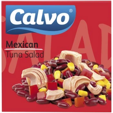KONSERVI TUNČA SALĀTI MEKSIKĀŅU GAUMĒ CALVO 150G