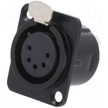 Connector: XLR | socket | female | PIN: 5 | with p