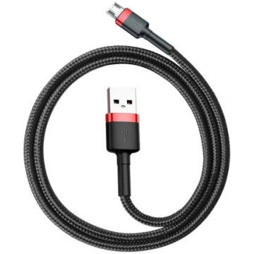 Cable Micro USB Baseus Cafule 1.5A 2m (red & black