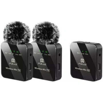 Wireless Lavalier Dual Microphone, OTG USB Type-C,