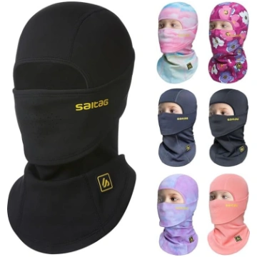 SAITAG Balaclava Bērnu Balaclava Slēpošanas maska 