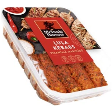KEBABS ĻUĻA PIKANTAJĀ MARINĀDĒ MELNAIS BARONS 400G
