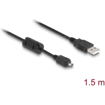 Delock Cable USB-B mini 4 pin Hirose male to USB-A