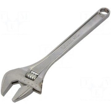 Wrench: adjustable | 44mm | hardened,chrome plated