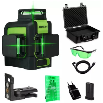 Lāzera līmeņrādis Dedra MC0904 Green — 30 m darbīb