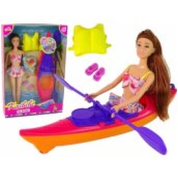 LEAN Toys Set Doll Accessories Kayak Pink Lelle LE