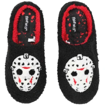 Friday the 13th Jason Mask Slippers Bioworld