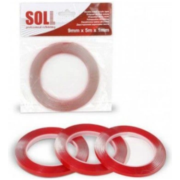 SOLL Divpusēja akrila līmlente 6mm x 5m x 1mm (SAJ