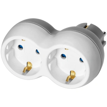 Power socket splitter 2x2P+E (Schuko) Ornobaltic