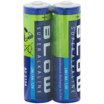 BLOW SUPER ARKALINE AA LR6 battery 2pcs 82-515