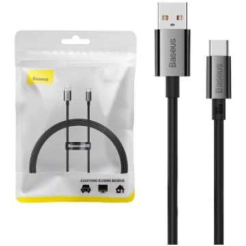 Cable USB do USB-C Baseus Superior100W 1m (black) 