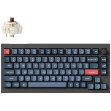 KEYBOARD WRL V1 MAX RGB/CARBON BLACK V1M-D3 KEYCHR