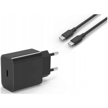 Lādētājs Tíkla Pd Usb Type-c + Kabelis Type-c 1m, 