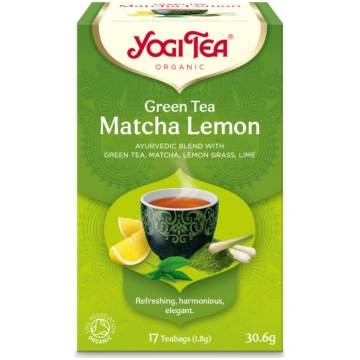 Yogitea Zaļā Matcha tēja ar citronu YT57
