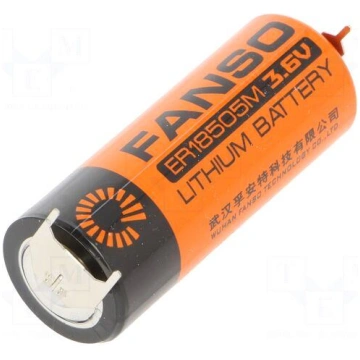 Battery: lithium | 3.6V | 18505 | 3pin,positive po