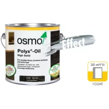 OSMO 3091 eļļa ar vasku 0.125L Sudrabs