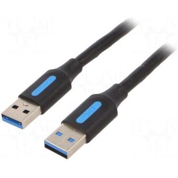 Cable | USB 3.0 | USB A plug,both sides | nickel p