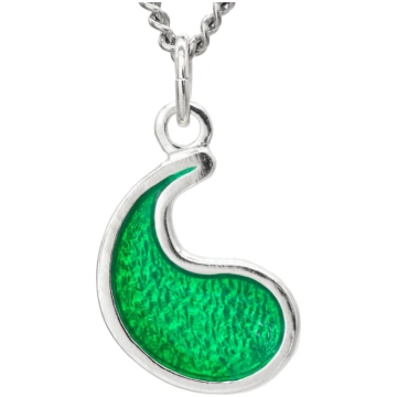 Flame of Tar Valon Ajah Necklace - Enameled Sterli