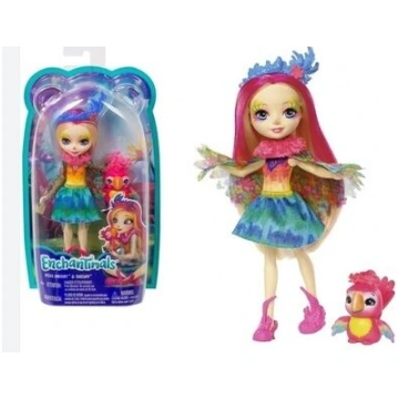 Mattel ENCHANTIMALS lelle Parrot ar dzīvnieku