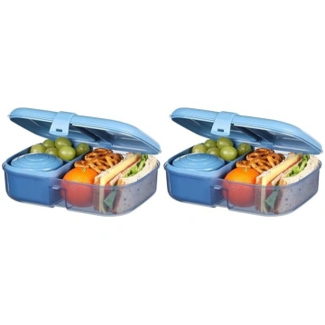 Sistema lentes Bento Box pusdienu kārba ar elastīg