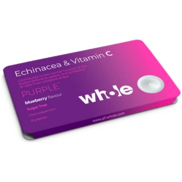 Whole Vitamīnu pastilas - ehinācija un C vitamīns 