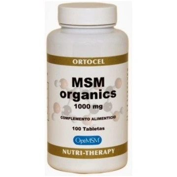 Msm Organics 1000 mg 100 Tablets Ortocel Nutri-The