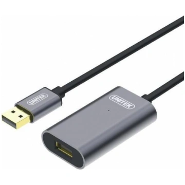 Unitek Cable USB 3.0 Active Extension, 5m, Alu., Y