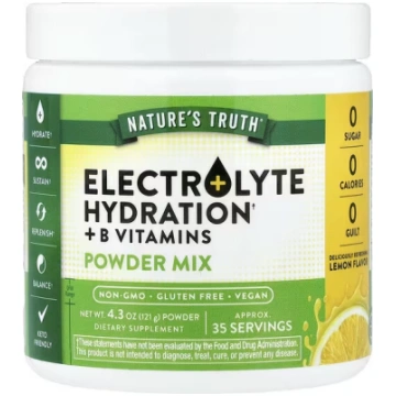 Nature's Truth, Electrolyte Hydration + B Vit