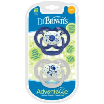 Dr.Browns PA22004 Tumsā spīdošs silikona māneklīti