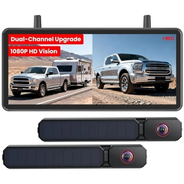AUTO-VOX Dual Solar Reversing Camera Wireless: Div