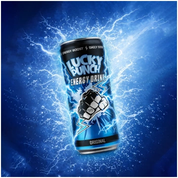 LUCKY PUNCH ENERGY DRINK - ORIĢINĀLAIS - 24-Paka