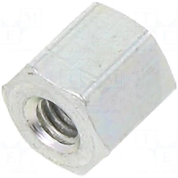 Screwed spacer sleeve | Int.thread: M2,5 | 5mm | h