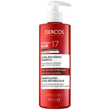 VICHY Dercos Collagen 17 Filler atjaunojošs šampūn