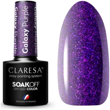Claresa CLARESA Lakier hybrydowy Galaxy Purple 5g 
