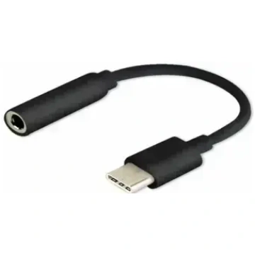 Savio USB Type C Male - 3.5mm Female kabelis, meln