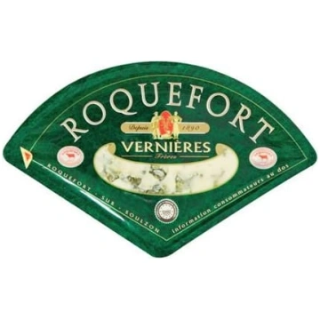 Vernières Frères Roquefort franču zilais siers, 52