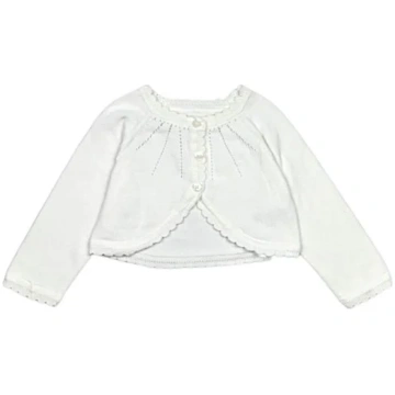 Balta bolero jaciņa "George" 74cm