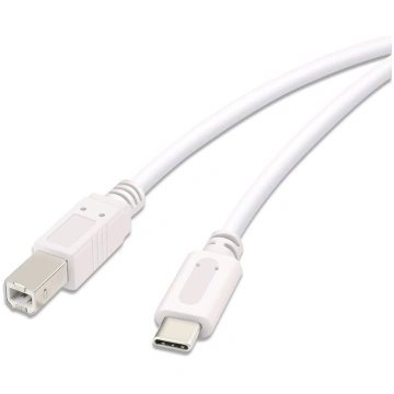 Vivanco cable USB-C - USB-B 3m, white (45356)