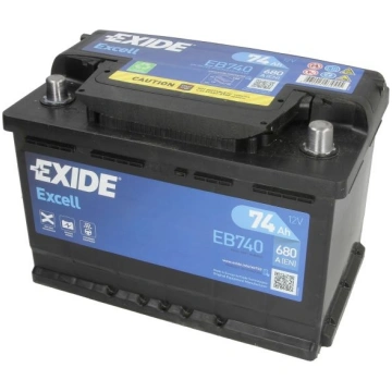 Akumulators 74Ah,680A,12V Exide