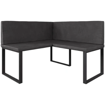 Vicco Ravon Dining Room Corner Bench, Anthracite, 