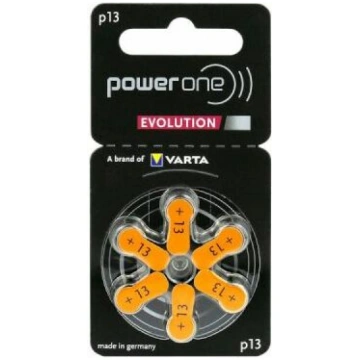 Baterija dzirdes aparātiem Varta Power One Evoluti
