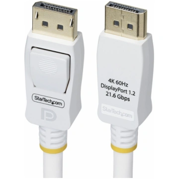 StarTech 6ft White VESA Certified DisplayPort 1.2 