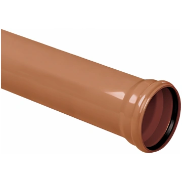 PVC caurule 160x4,0 SN4; 1m Wavin