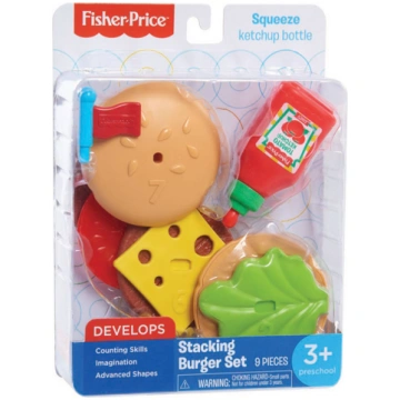 Rotaļu konstruktors Stacking Burger Set Fisher-Pri