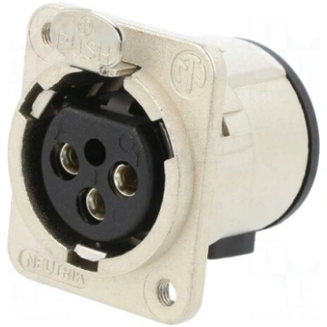 Connector: XLR | socket | female | PIN: 3 | straig