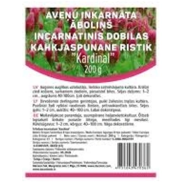 Āboliņš inkarnāta aveņu KARDINAL 200g