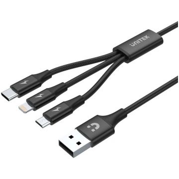 UNITEK C14049BK USB cable 1.2 m USB 2.0 USB C Micr