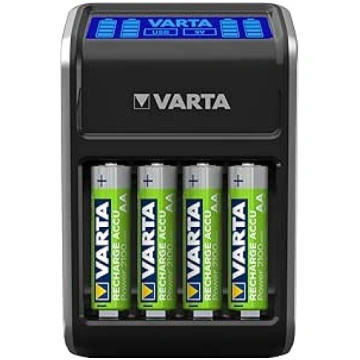 VARTA LCD lādētājs (AA / AAA / 9V un USB ierīcēm) 