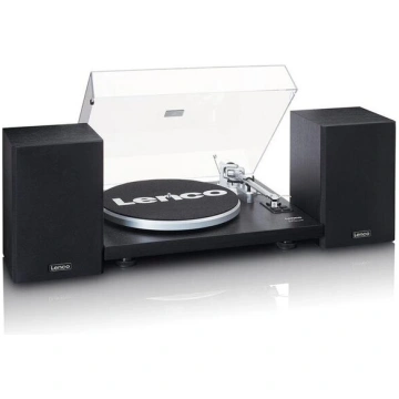 Lenco LS-500BK - HiFi atskaņotājs ar skaļruņu komp