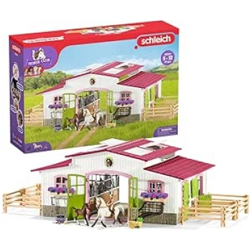 schleich 42344 Zirgu kluba Jātnieku ferma ar jātni